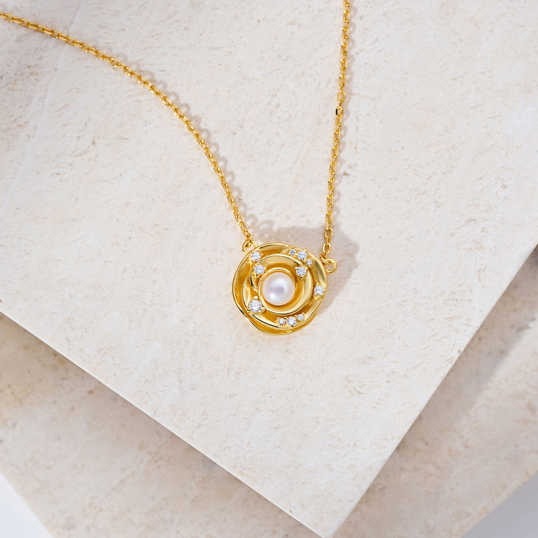Top Grade Freshwater Pearl Necklace WN00824 | ROSE
