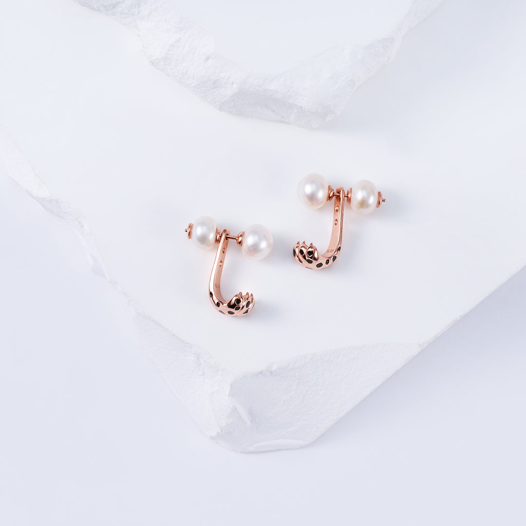 Top Lustre Freshwater Pearl Earrings WE00815 | SAFARI - PEARLY LUSTRE