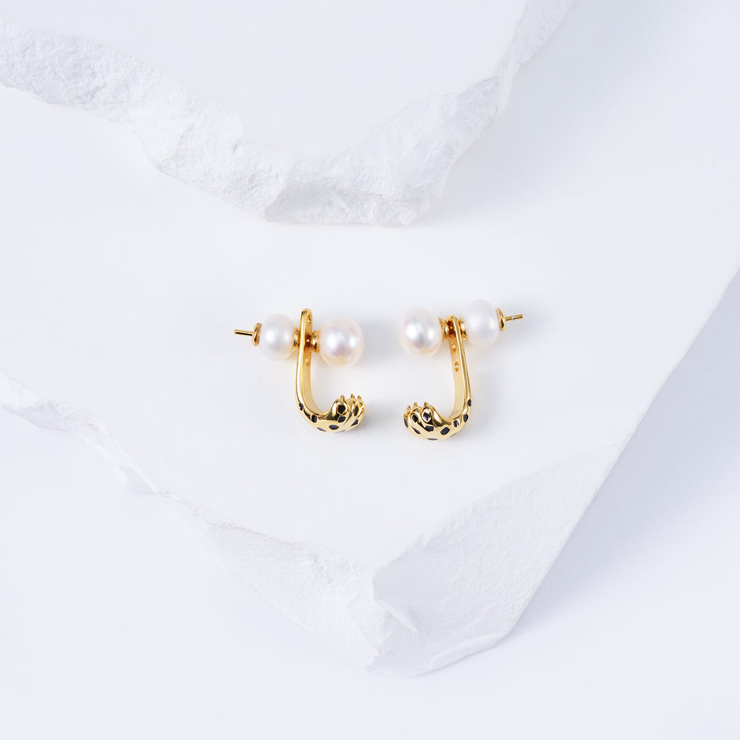 Top Lustre Freshwater Pearl Earrings WE00814 | SAFARI - PEARLY LUSTRE