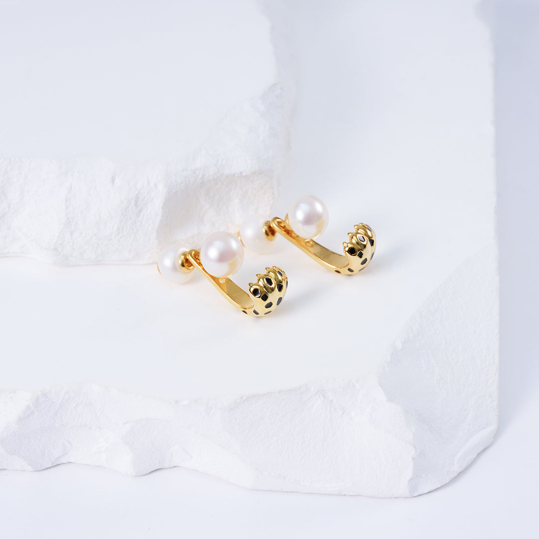 Top Lustre Freshwater Pearl Earrings WE00814 | SAFARI - PEARLY LUSTRE