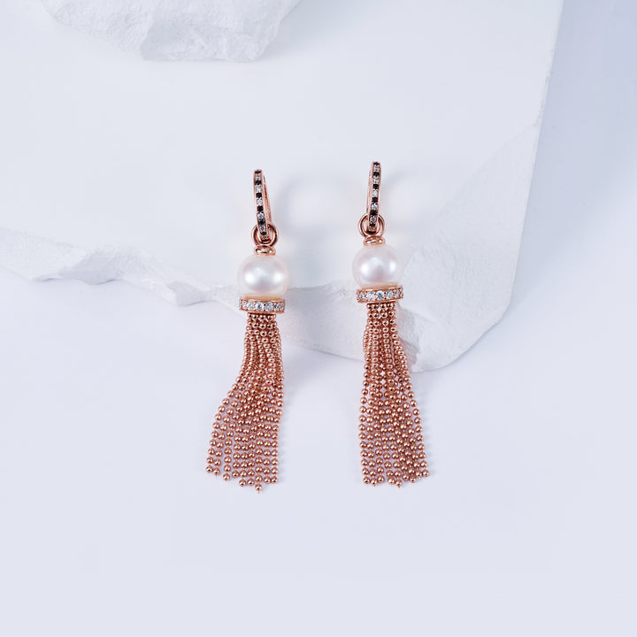 Top Lustre Freshwater Pearl Earrings WE00699 | SAFARI - PEARLY LUSTRE