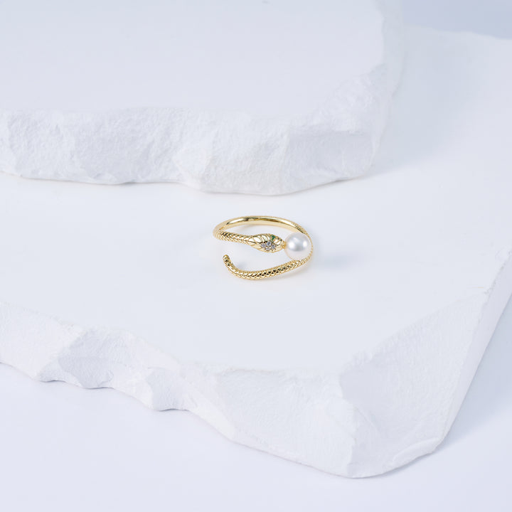 Freshwater Pearl Ring WR00248 | SAFARI - PEARLY LUSTRE