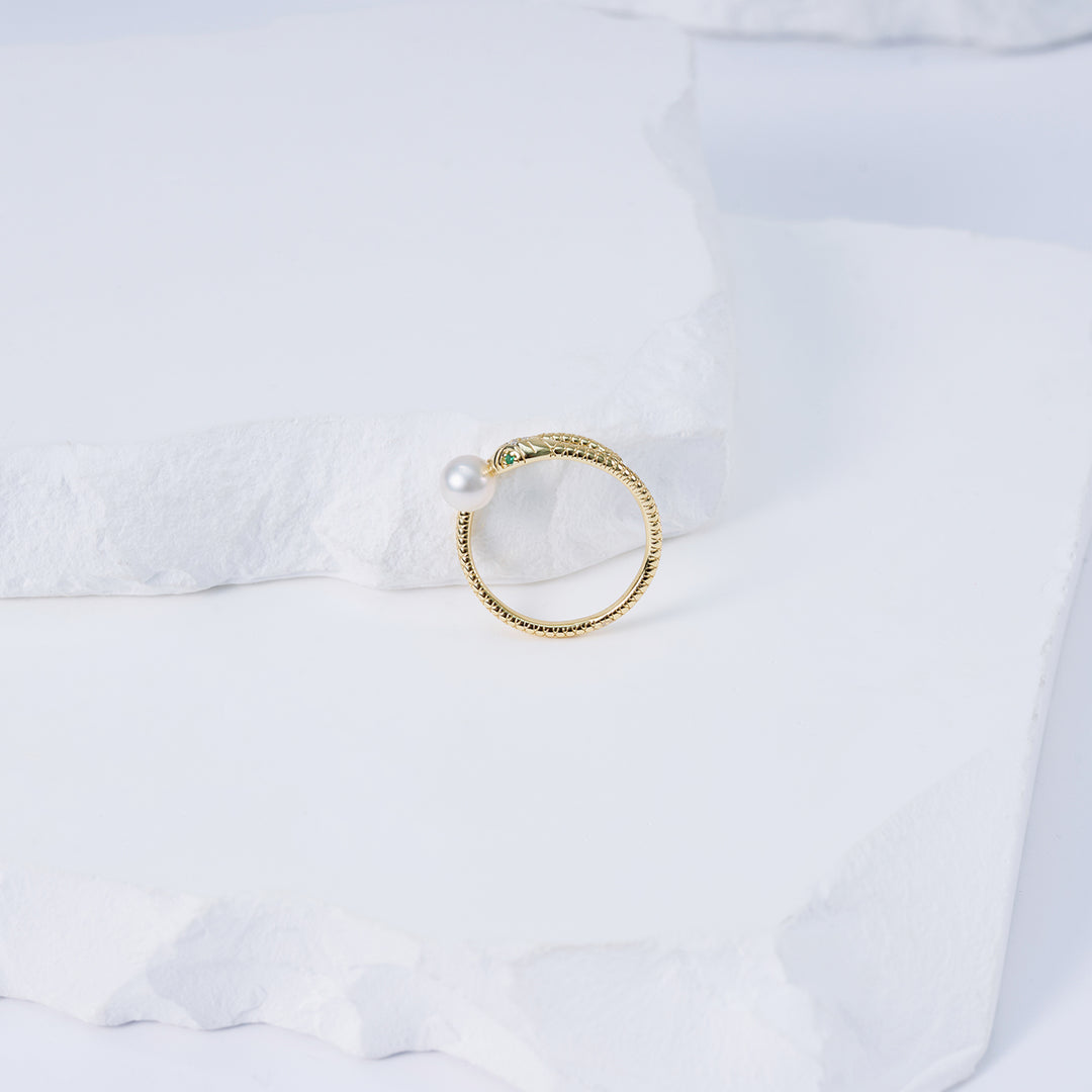 Freshwater Pearl Ring WR00248 | SAFARI - PEARLY LUSTRE