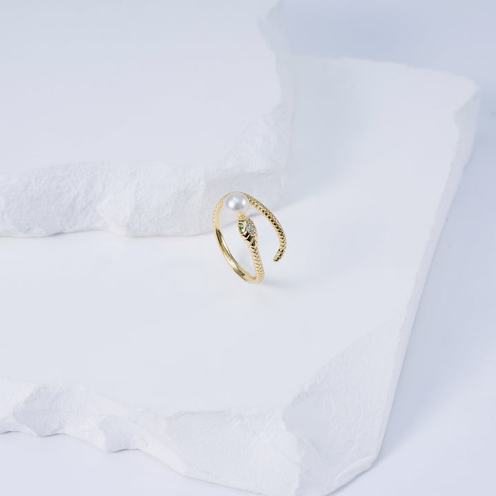 Freshwater Pearl Ring WR00248 | SAFARI - PEARLY LUSTRE
