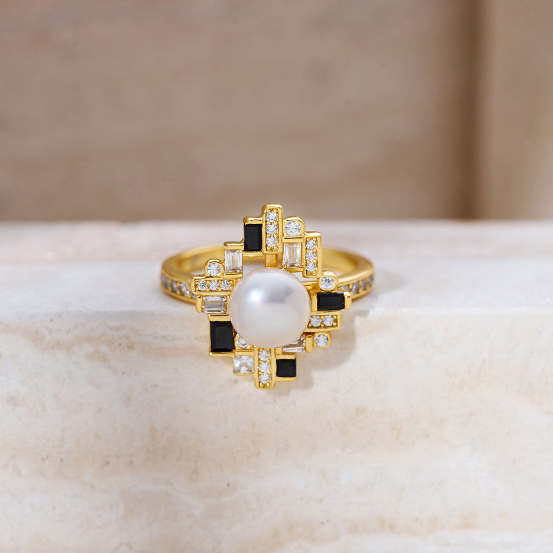 Top Grade Freshwater Pearl Ring WR00382 | TWEED