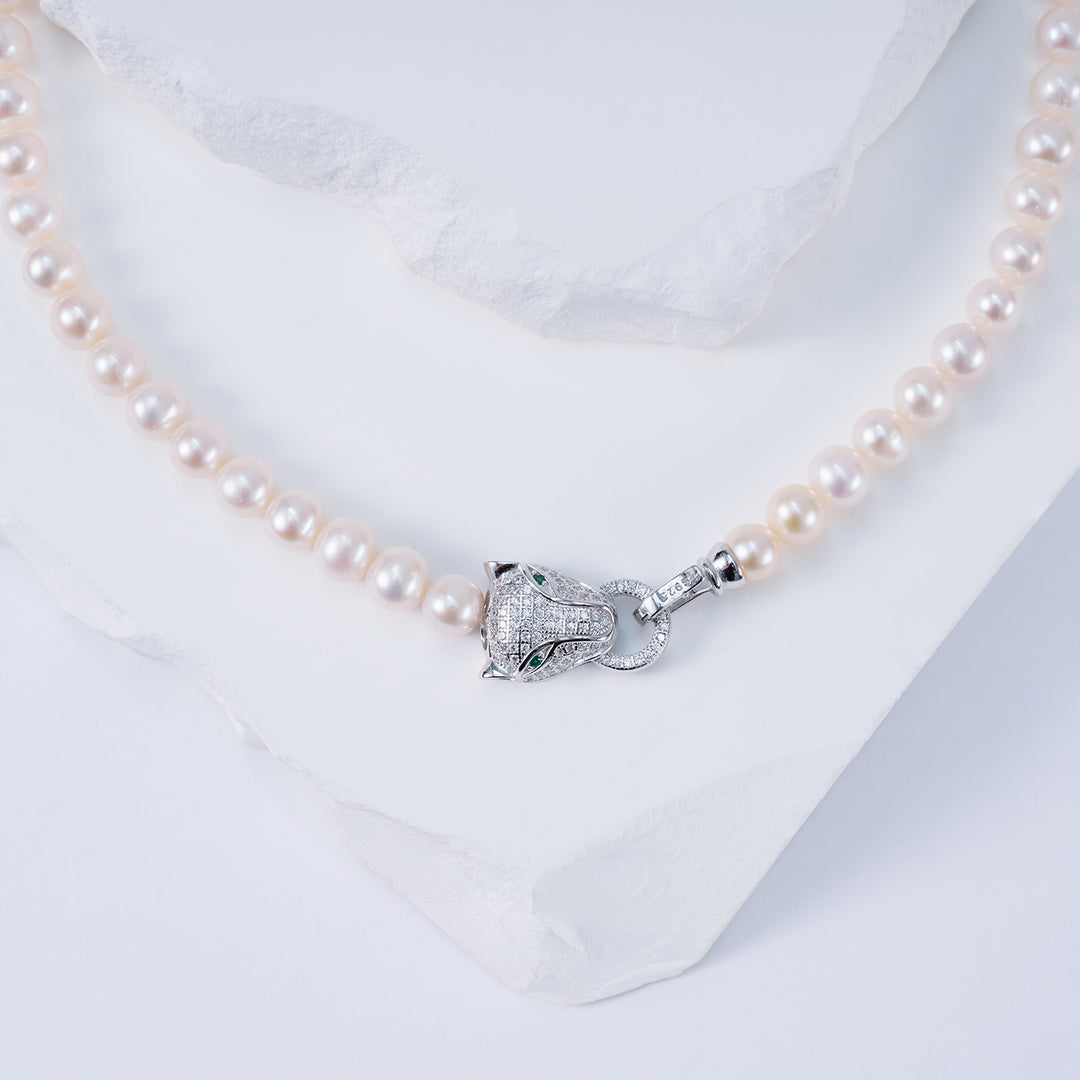 Freshwater Pearl Necklace WN00042 | SAFARI - PEARLY LUSTRE