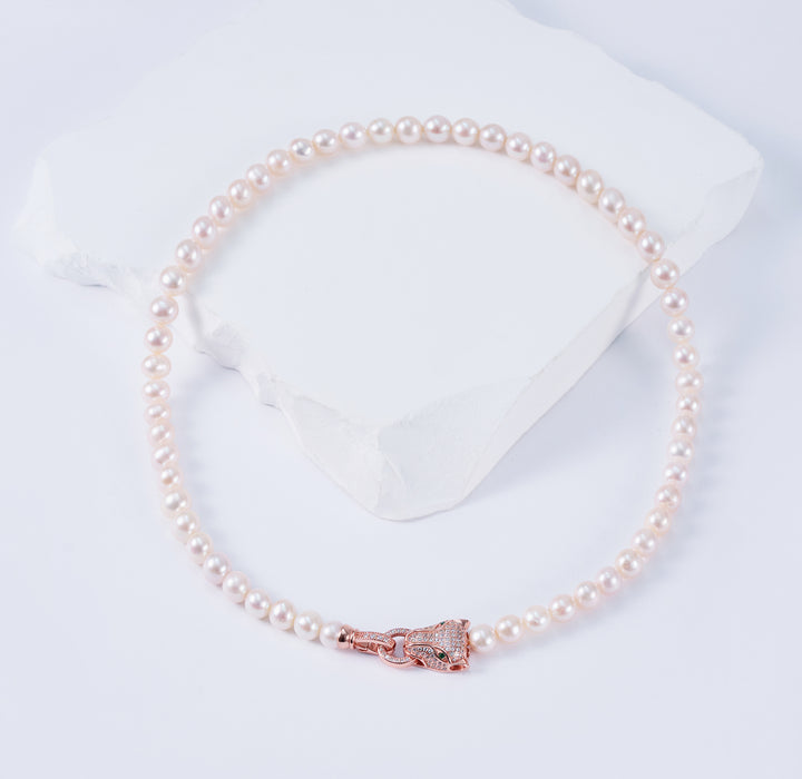 Freshwater Pearl Necklace WN00417 | SAFARI - PEARLY LUSTRE