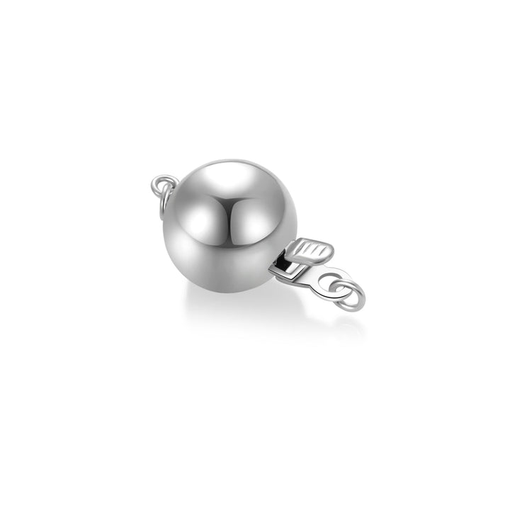 18K Solid Gold Pearly Lustre 8mm Clasps KA00014 - PEARLY LUSTRE