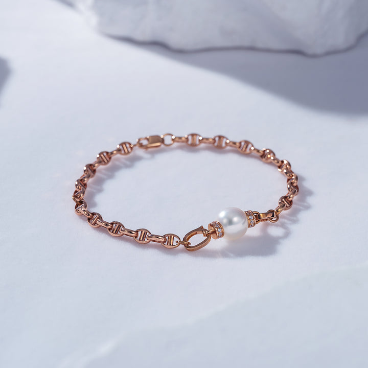 18K Freshwater Pearl Bracelet KB00016 - PEARLY LUSTRE