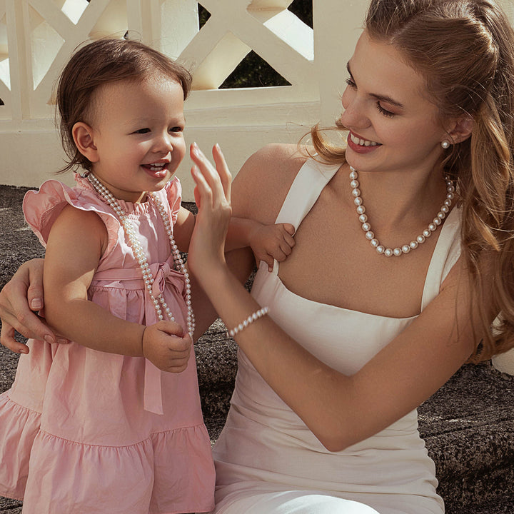 18K Gold Top Lustre Australian White South Sea Pearl Stud Earrings KE00140 - PEARLY LUSTRE