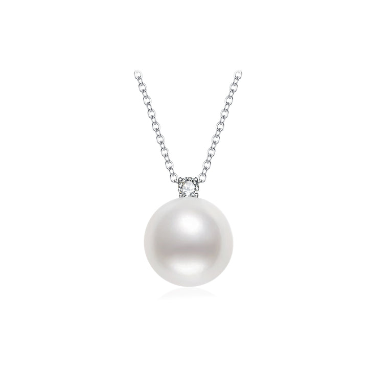 Top Lustre 18K Solid Gold Edison Pearl Necklace KN00225 - PEARLY LUSTRE