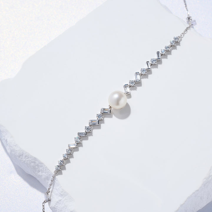 18K Solid Gold Top Grade Freshwater Pearl Necklace KN00267 | CELESTE - PEARLY LUSTRE