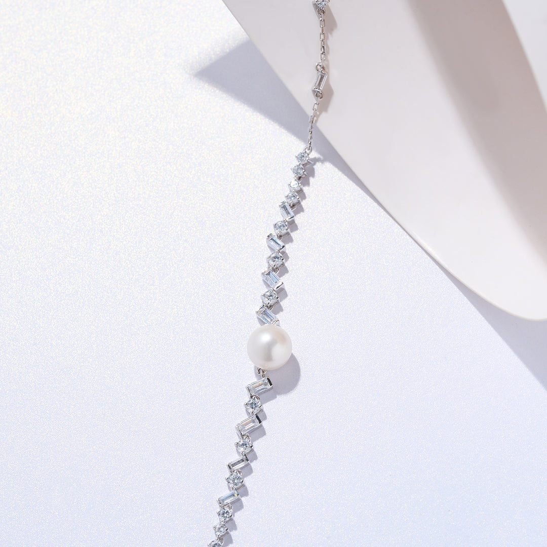 18K Solid Gold Top Grade Freshwater Pearl Necklace KN00267 | CELESTE - PEARLY LUSTRE