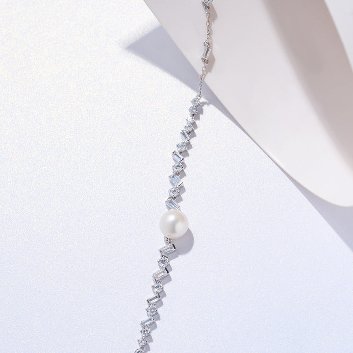 18K Solid Gold Top Grade Freshwater Pearl Necklace KN00267 | CELESTE - PEARLY LUSTRE