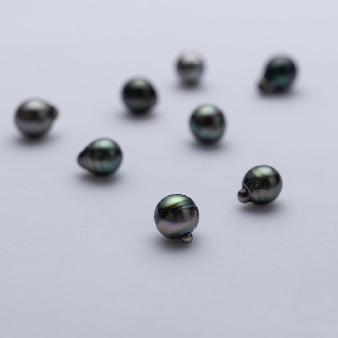 Low Grade Round Tahitian Pearls WA00055 - PEARLY LUSTRE
