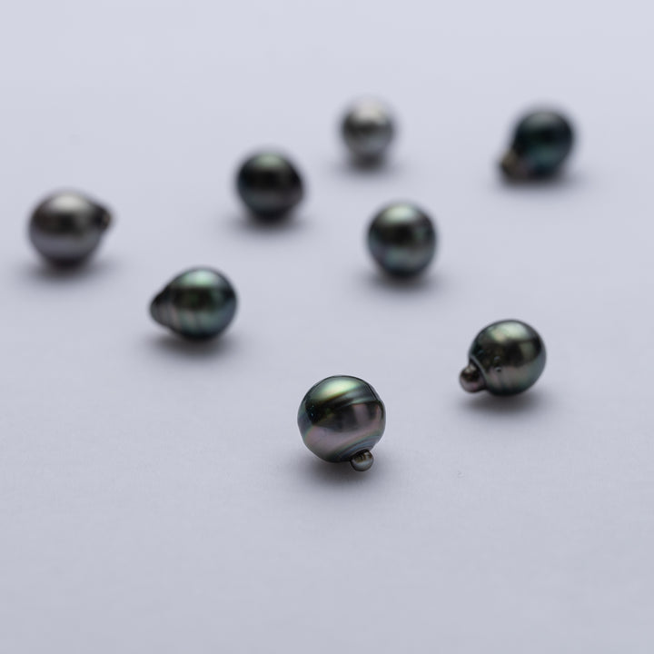 Low Grade Round Tahitian Pearls WA00055 - PEARLY LUSTRE
