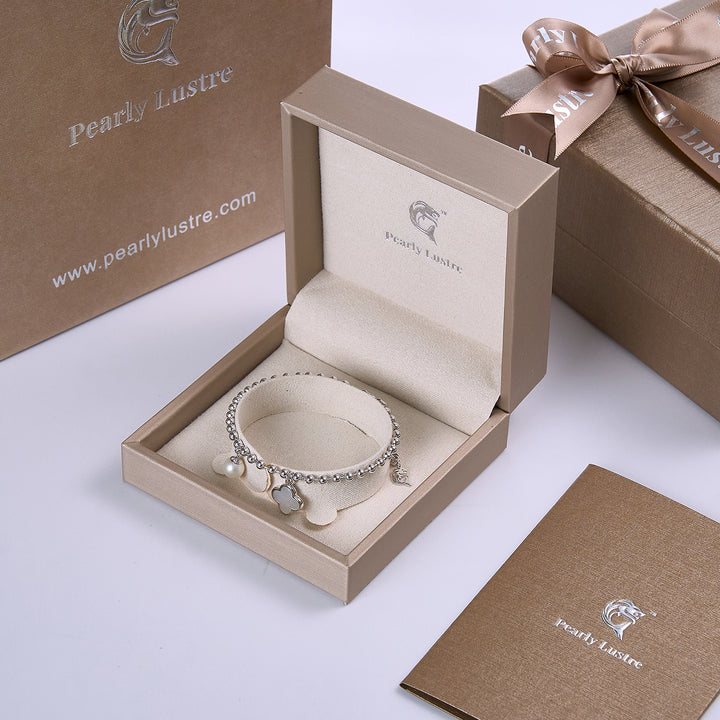 Elegant Freshwater Pearl Bracelet WB00027 - PEARLY LUSTRE