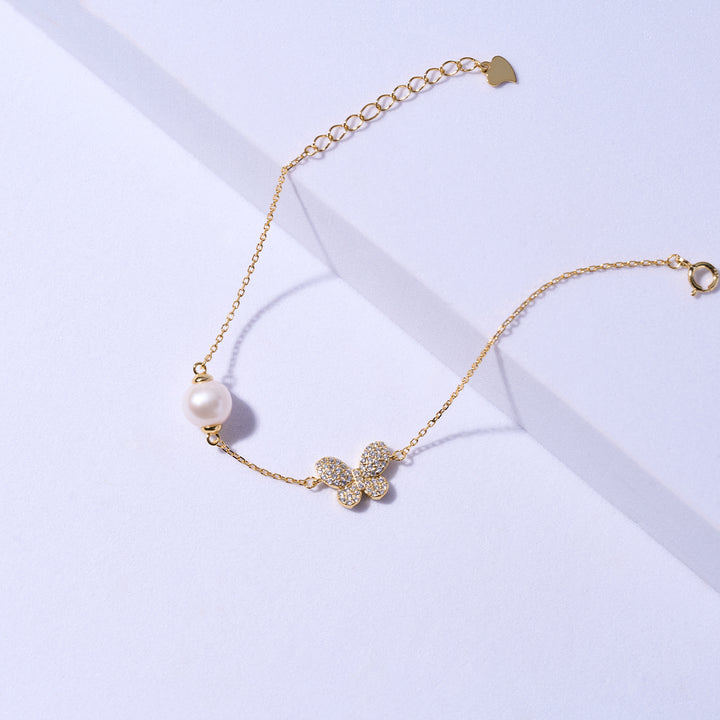 Elegant Freshwater Pearl Bracelet WB00033 - PEARLY LUSTRE
