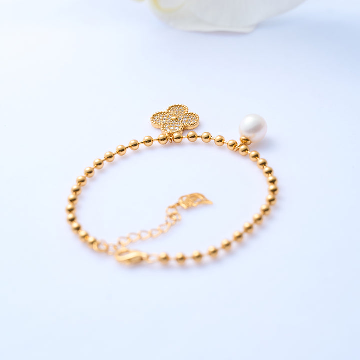 Elegant Freshwater Pearl Bracelet WB00069 - PEARLY LUSTRE