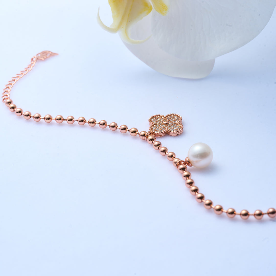 Elegant Freshwater Pearl Bracelet WB00070 - PEARLY LUSTRE