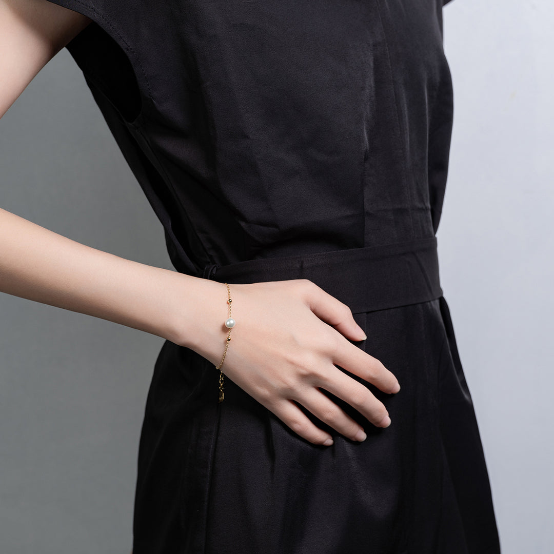 Elegant Freshwater Pearl Bracelet WB00128 - PEARLY LUSTRE