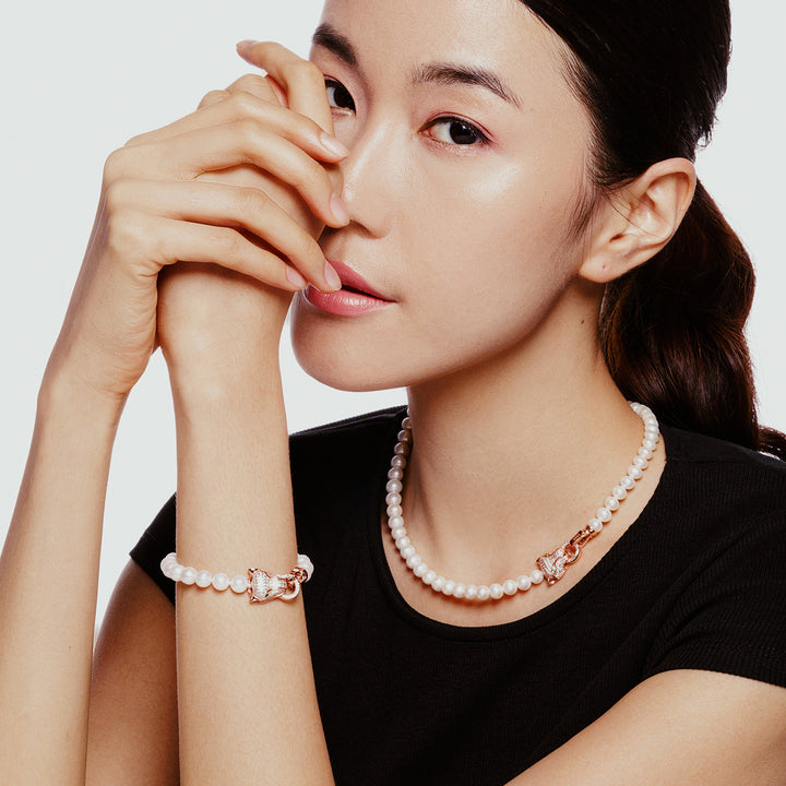 Freshwater Pearl Necklace WN00417 | SAFARI - PEARLY LUSTRE