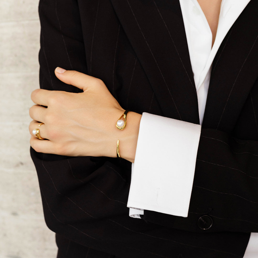 Top Grade Freshwater Pearl Bracelet WB00182 | FLUID - PEARLY LUSTRE