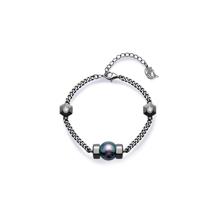 Tahitian Pearl Bracelet WB00183 | HEXAGON - PEARLY LUSTRE