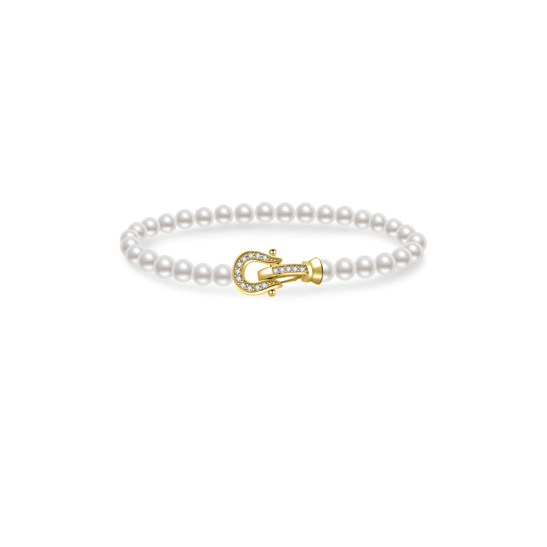 Freshwater Pearl Bracelet WB00198 - PEARLY LUSTRE