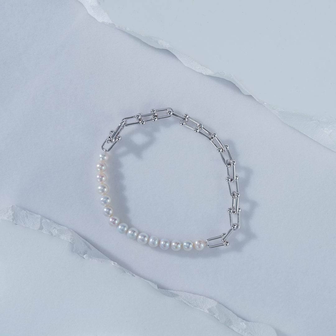 Freshwater Pearl Bracelet WB00199 - PEARLY LUSTRE