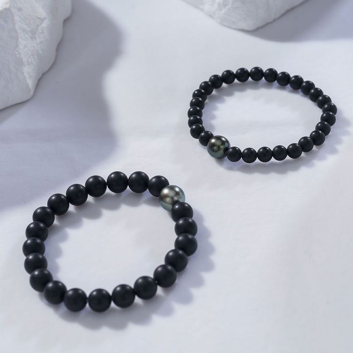 Elegant Tahitian Pearl Bracelet WB00212 - PEARLY LUSTRE