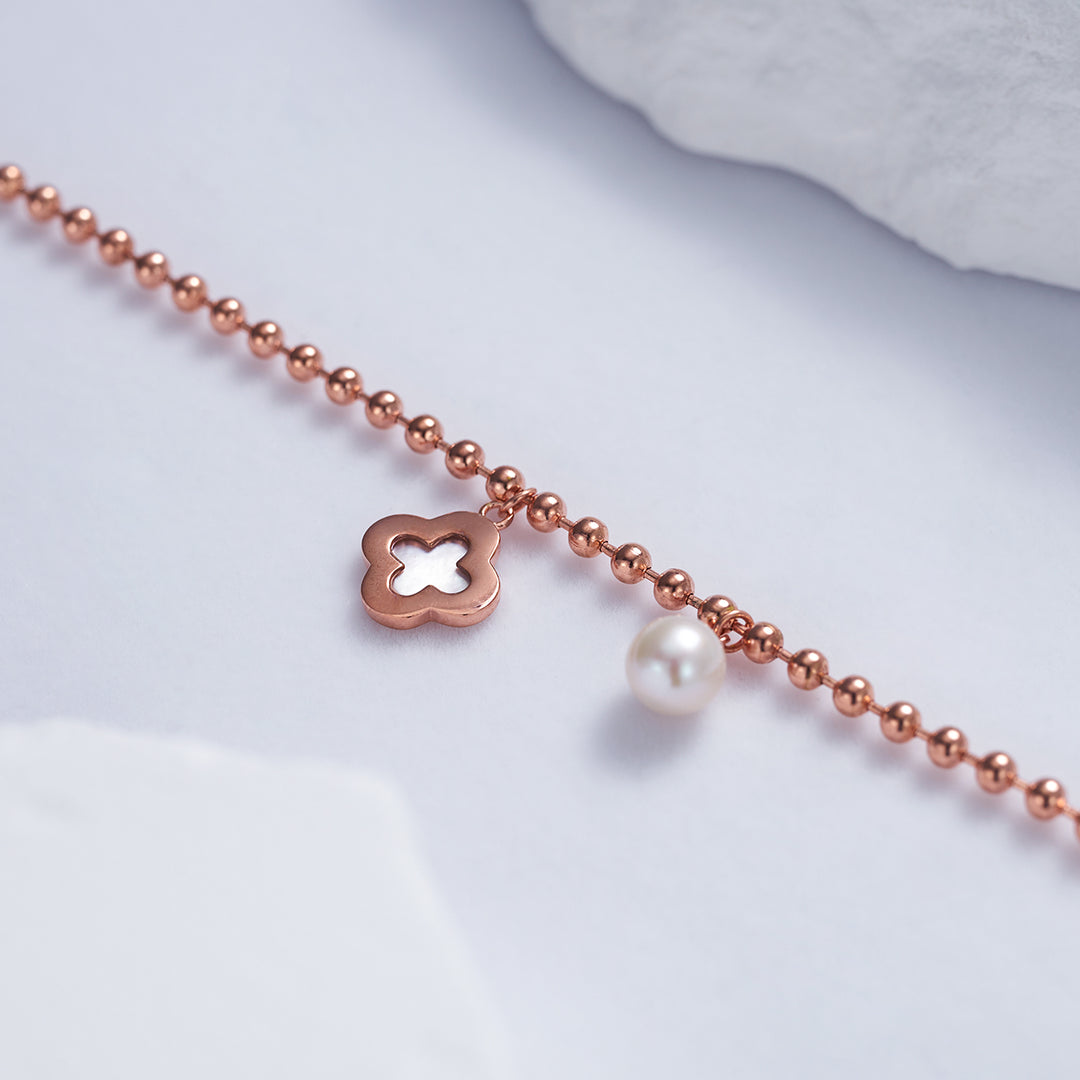 Elegant Freshwater Pearl Bracelet WB00217 - PEARLY LUSTRE