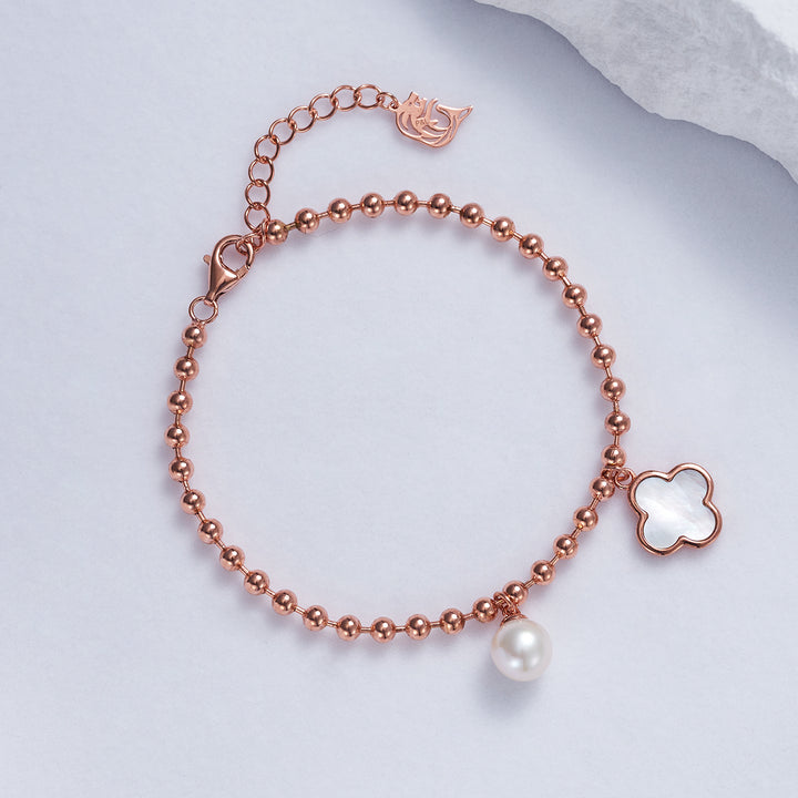 Elegant Freshwater Pearl Bracelet WB00217 - PEARLY LUSTRE