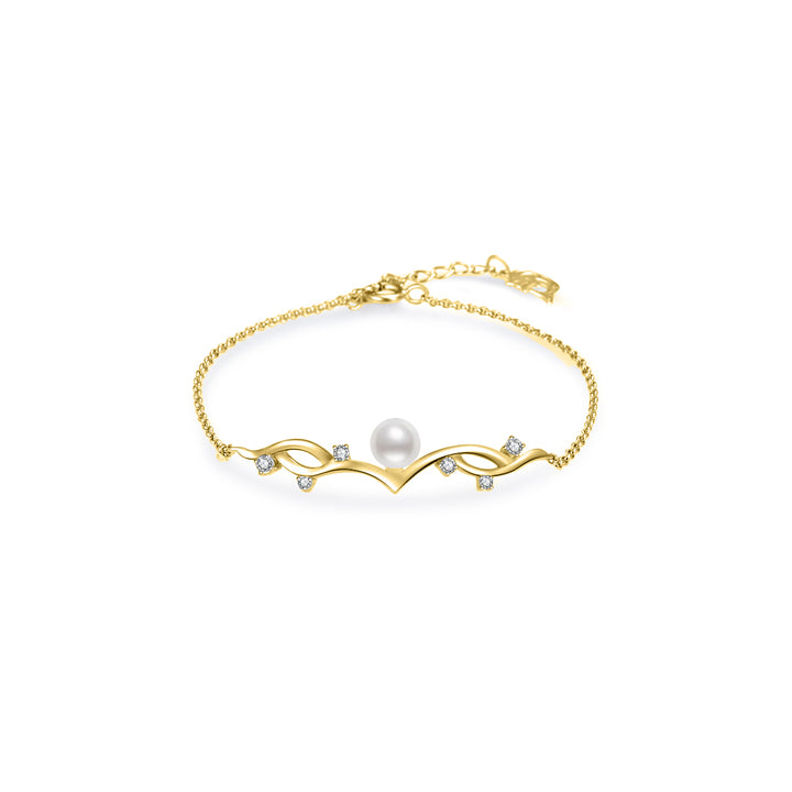 Top Grade Freshwater Pearl Bracelet WB00219 | STARRY - PEARLY LUSTRE