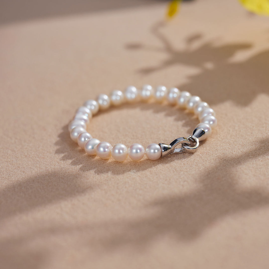 Top Lustre Freshwater Pearl Bracelet WB00230 - PEARLY LUSTRE