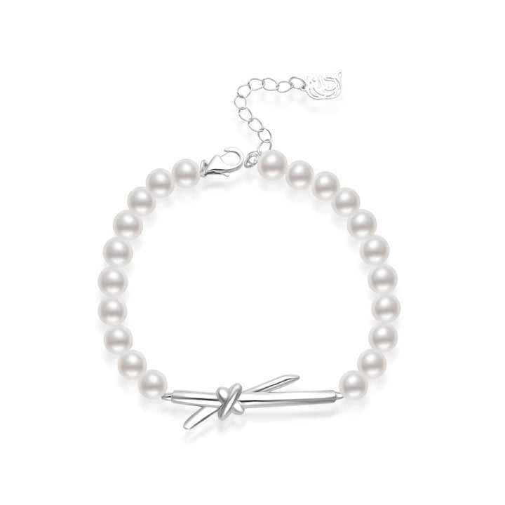 Freshwater Pearl Bracelet WB00259 | X Collection - PEARLY LUSTRE