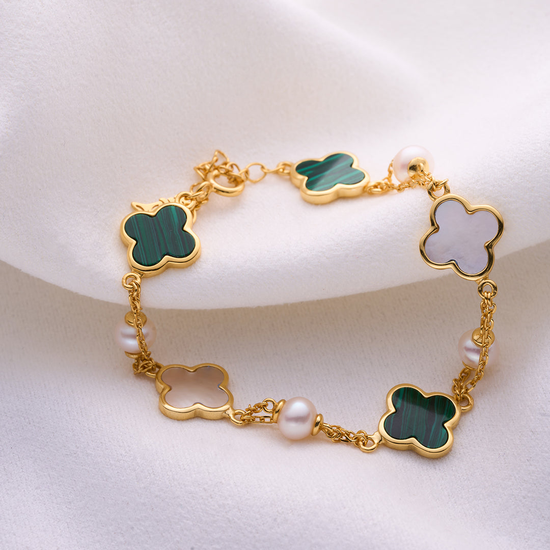 Elegant Freshwater Pearl Bracelet WB00258 - PEARLY LUSTRE