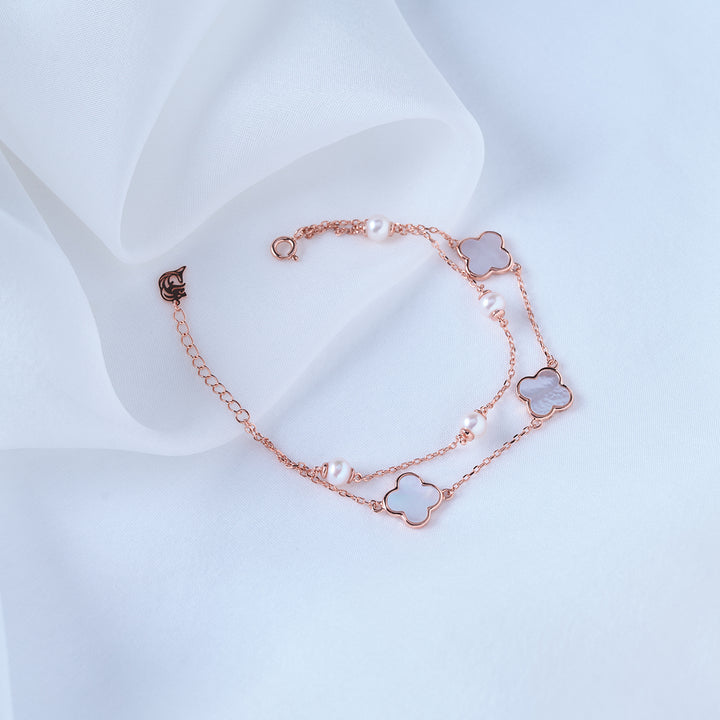 Elegant Freshwater Pearl Bracelet WB00279 - PEARLY LUSTRE