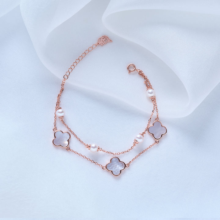 Elegant Freshwater Pearl Bracelet WB00279 - PEARLY LUSTRE
