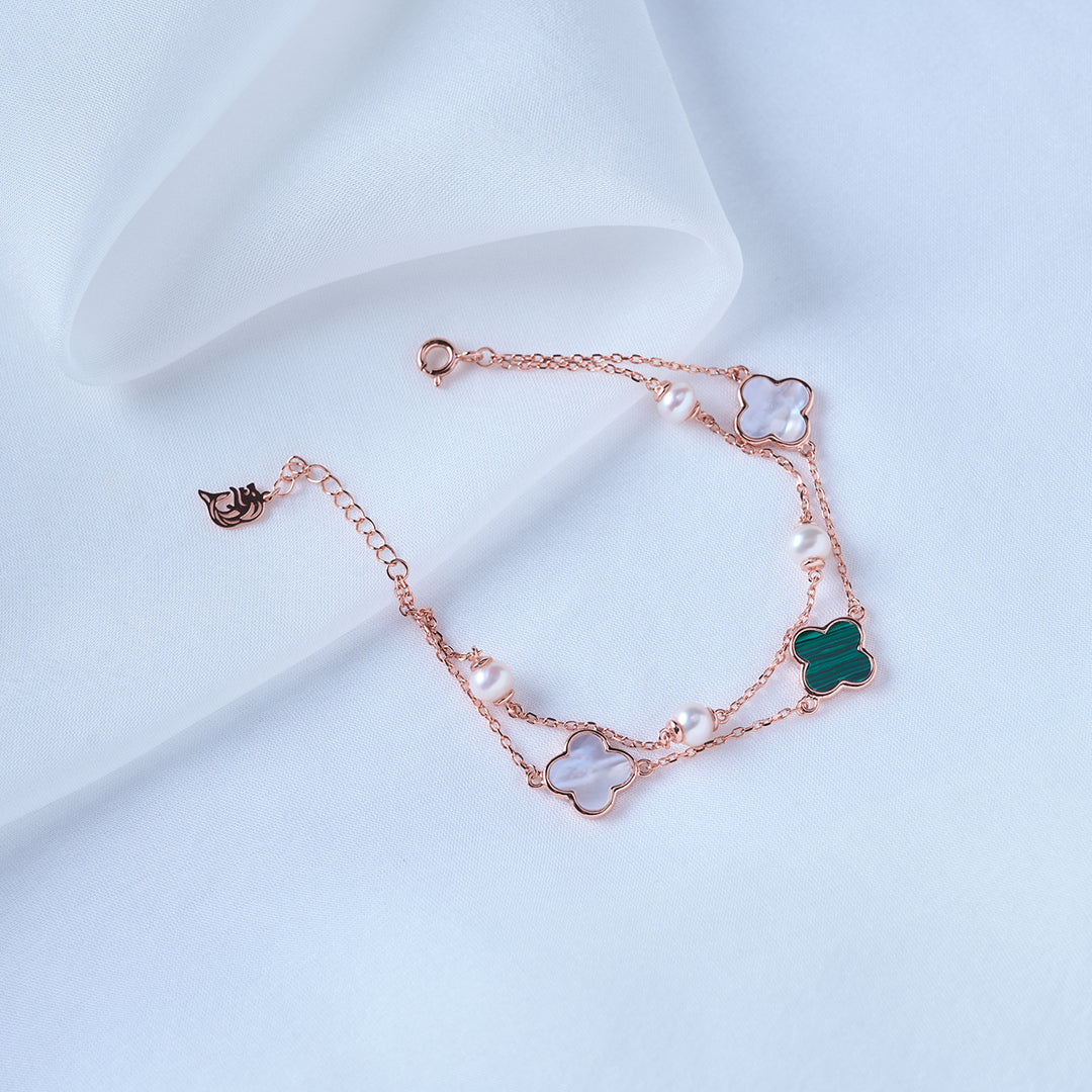Elegant Freshwater Pearl Bracelet WB00281 - PEARLY LUSTRE