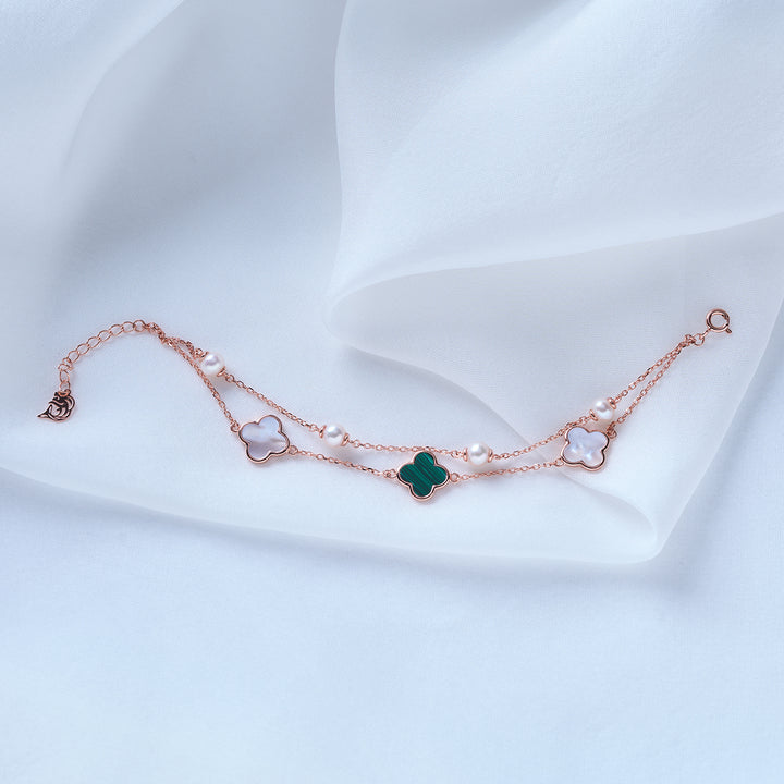 Elegant Freshwater Pearl Bracelet WB00281 - PEARLY LUSTRE