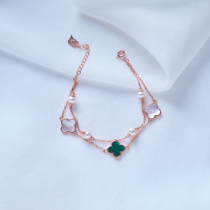 Elegant Freshwater Pearl Bracelet WB00281 - PEARLY LUSTRE