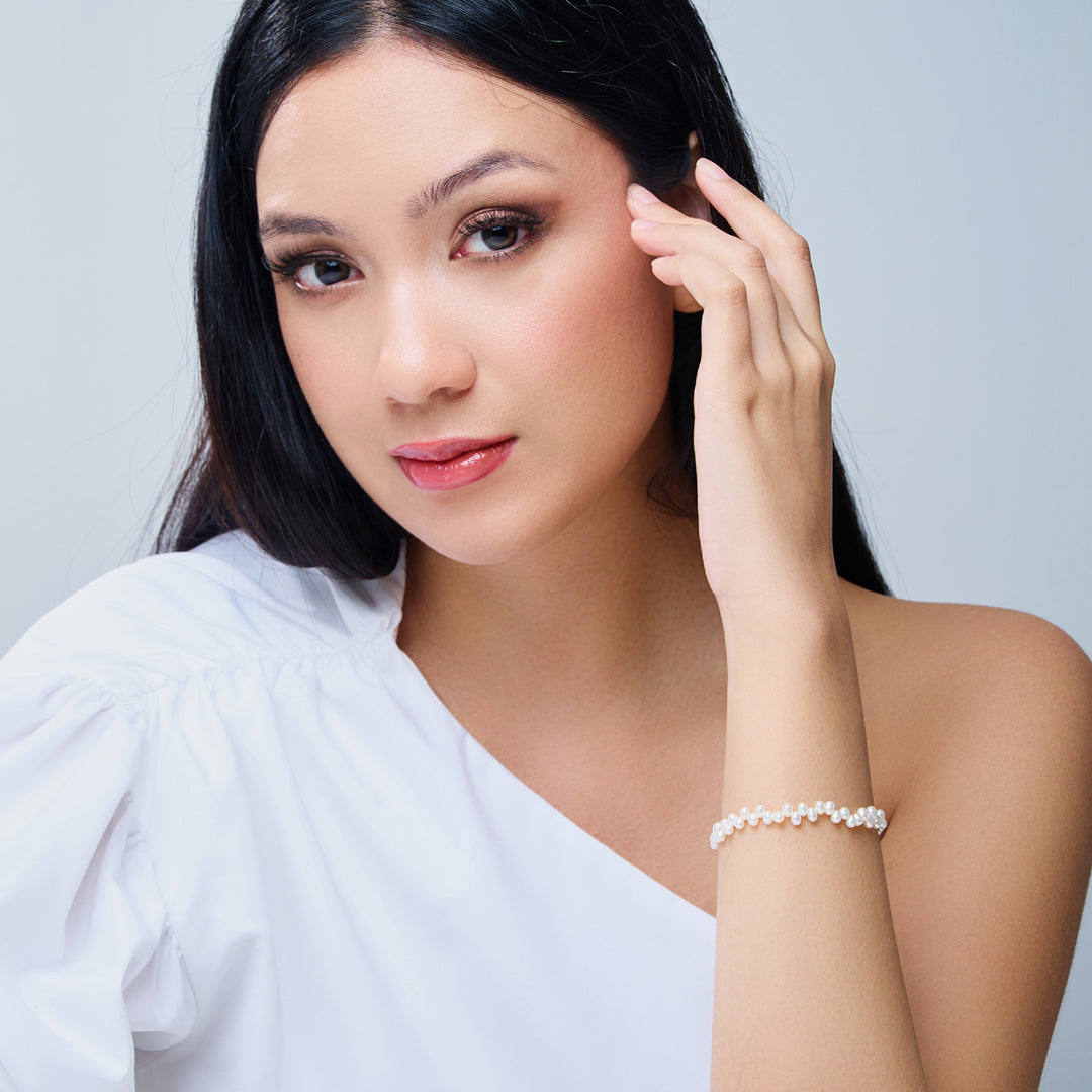 Top Lustre Freshwater Pearl Bracelet WB00290 - PEARLY LUSTRE