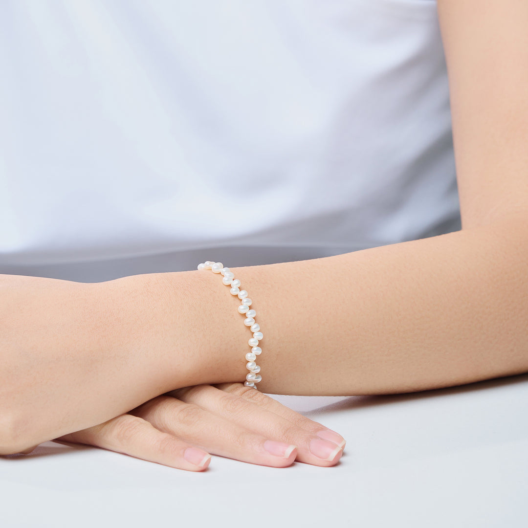 Top Lustre Freshwater Pearl Bracelet WB00290 - PEARLY LUSTRE