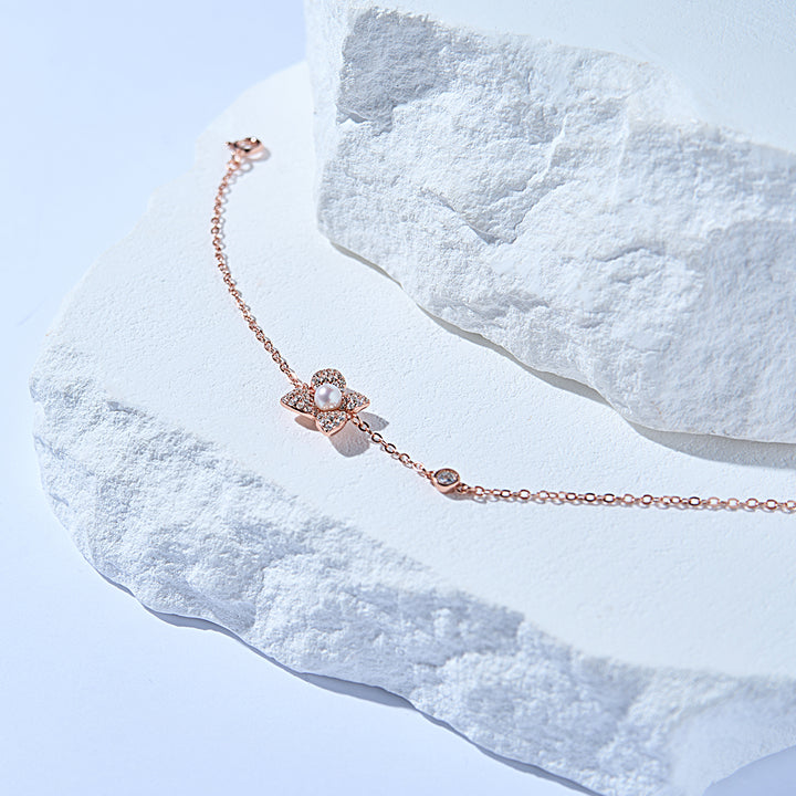 Top Grade Freshwater Pearl Bracelet WB00294 | BLOOM - PEARLY LUSTRE