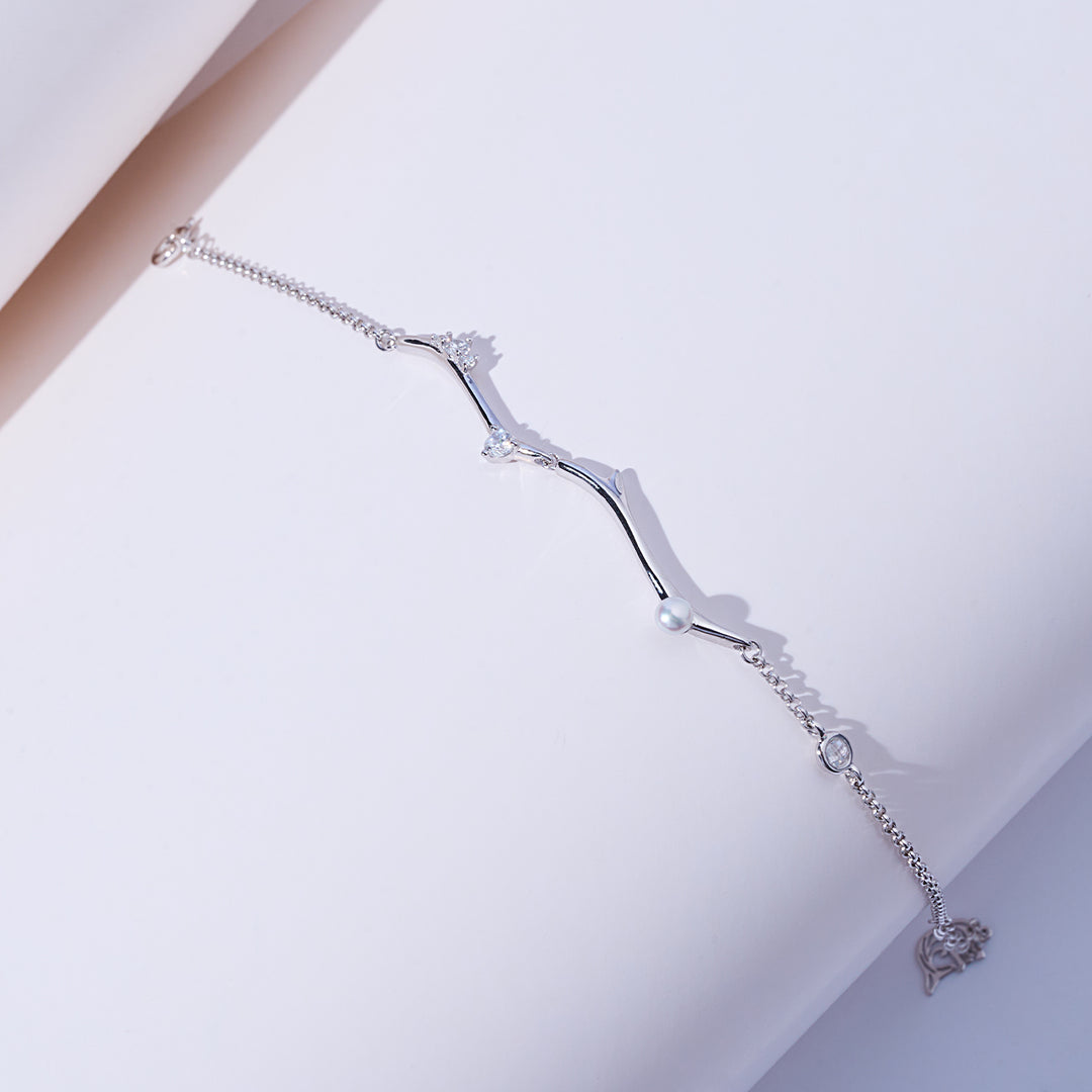 Top Grade Freshwater Pearl Bracelets WB00295 | ROSE - PEARLY LUSTRE