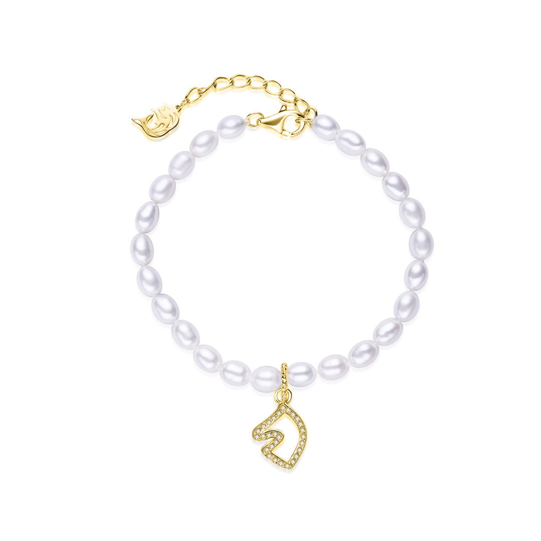 Freshwater Pearl Bracelet WB00302 | HORSE