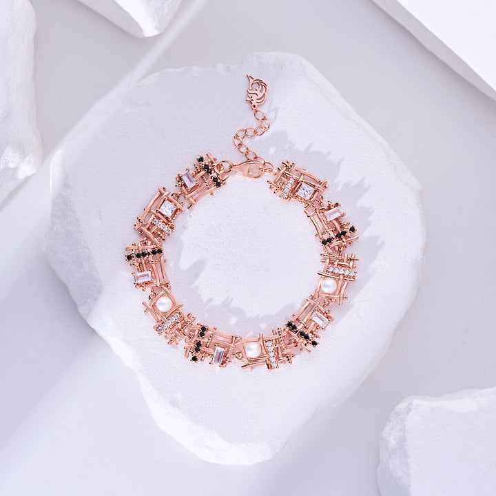 Top Grade Freshwater Pearl Bracelet WB00304 | TWEED - PEARLY LUSTRE