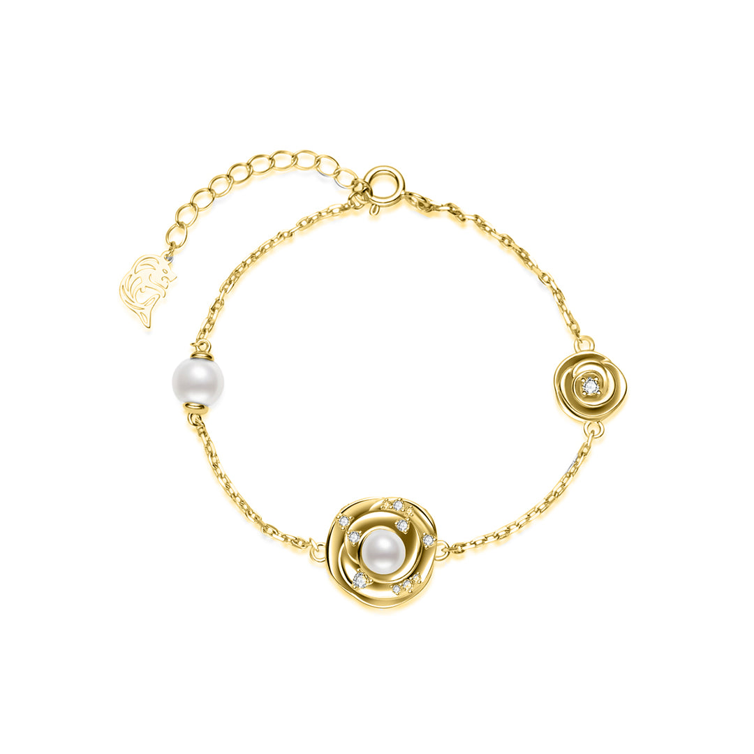 Top Grade Freshwater Pearl Bracelets WB00310 | ROSE - PEARLY LUSTRE
