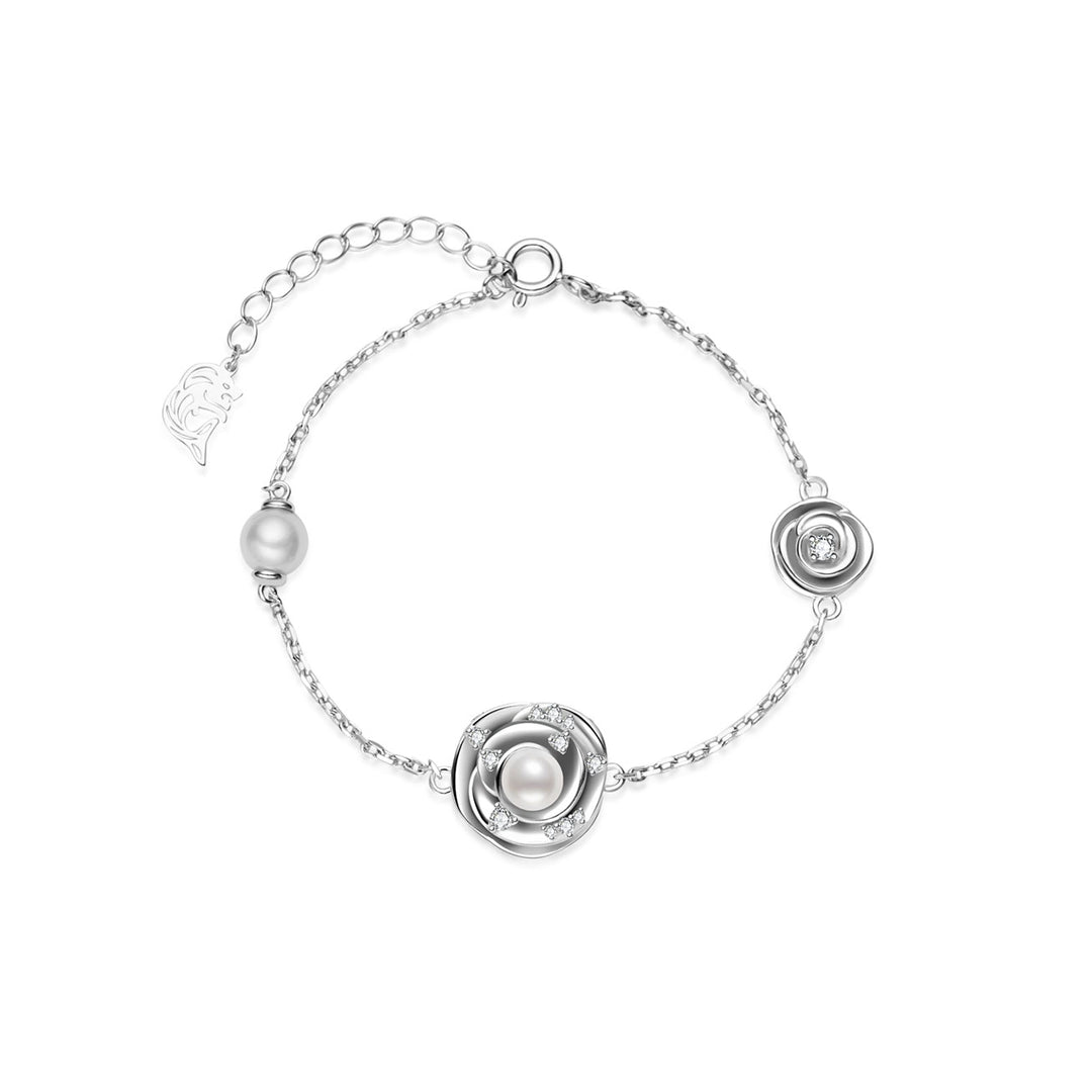 Top Grade Freshwater Pearl Bracelets WB00311 | ROSE - PEARLY LUSTRE